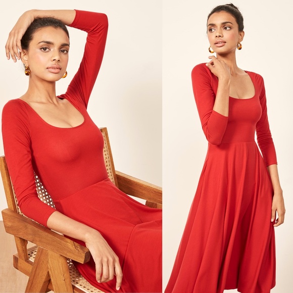 lou midi dress reformation